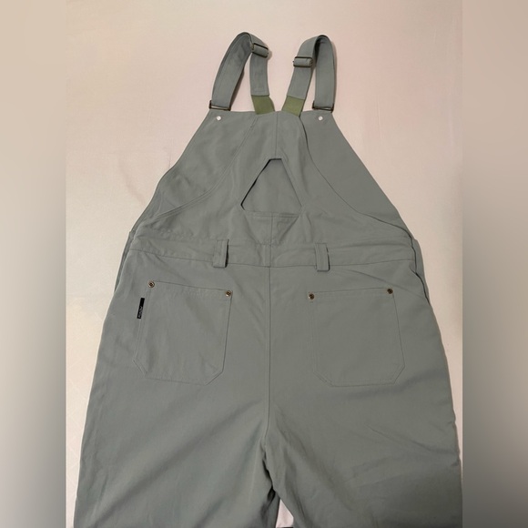 NWT Flylow Trailworks Bib Overalls Sage Green Women’s Size Large - Picture 4 of 8